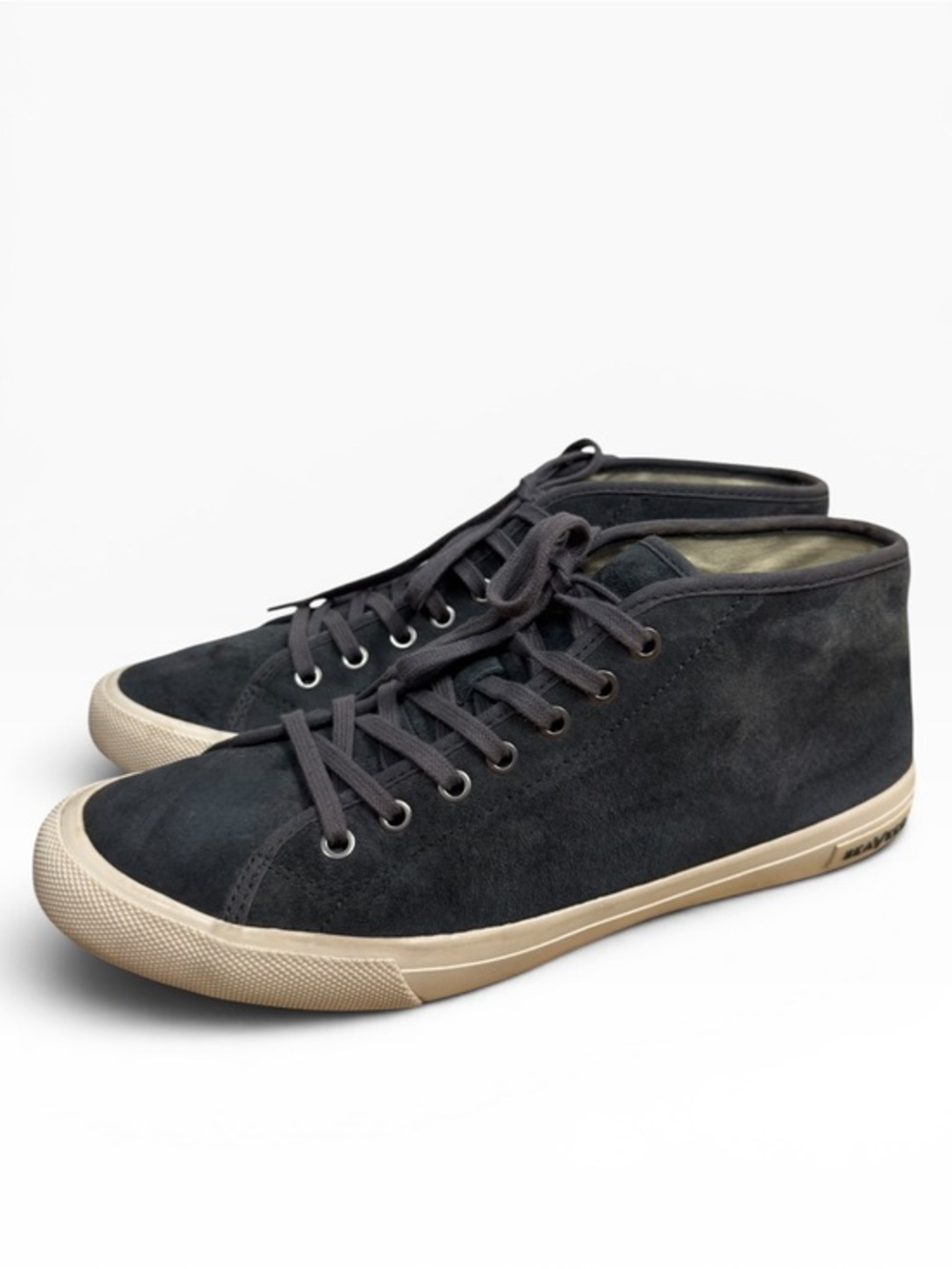 SeaVees California Special Mid Top Sneakers Charcoal Gray Suede Men’s Size 11